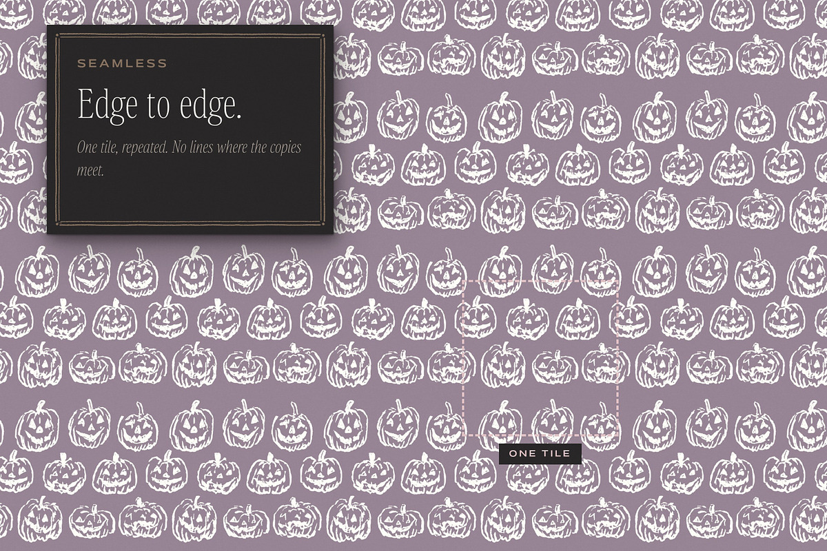 Spooky Halloween Seamless Patterns, a Pattern Graphic by The October Creative (Photo 4 of 12)