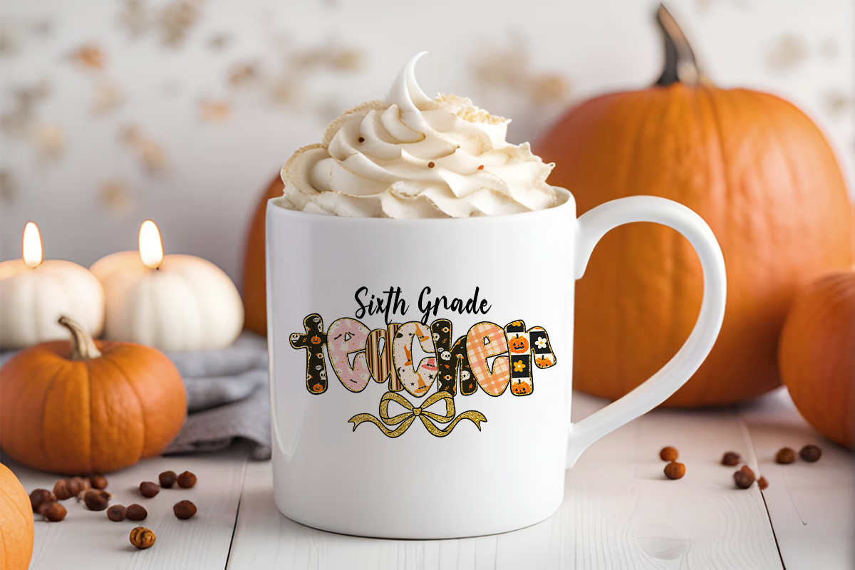 Halloween Teacher PNG Sublimation, a Seasonal Illustration by LemonDesign (Photo 5 of 7)