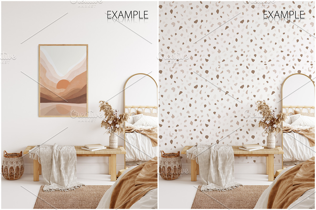 Frame & Wall Mockup Bundle - 7, a Print Template by Yuri-U (Photo 17 of 27)