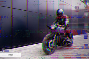 Glitch Overlays Photoshop