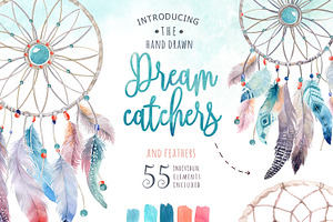 Watercolor Dreamcatcher III