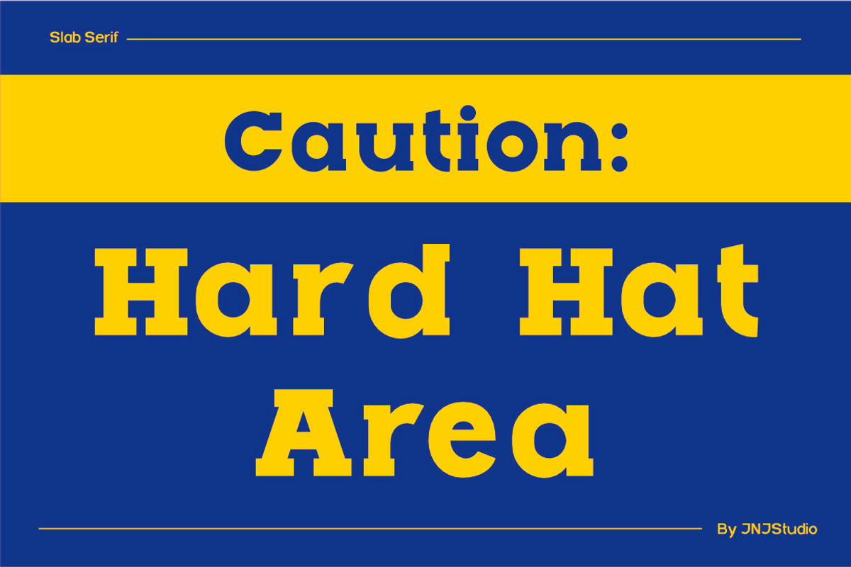 Rush Slab Serif, a Slab Serif Font by JNJ Studio (Photo 5 of 9)