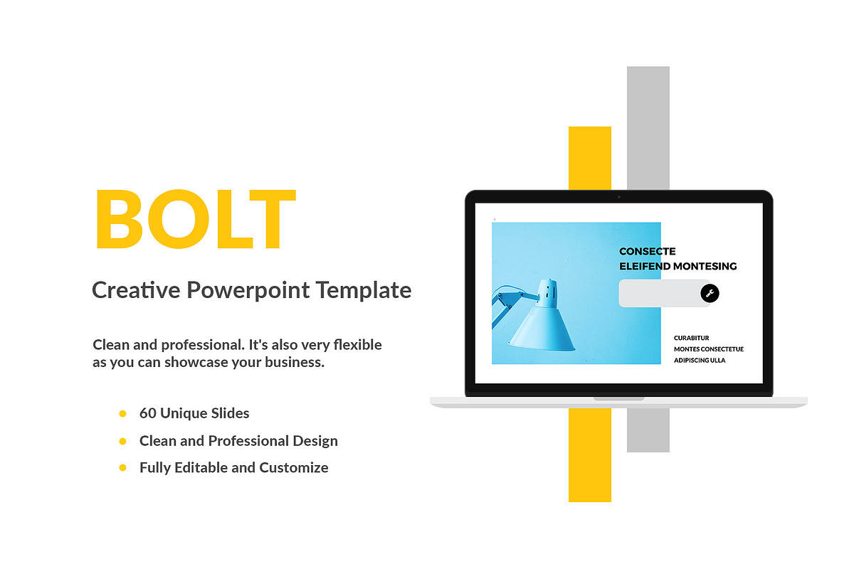 BOLT - Creative Powerpoint Template, a Presentation Template by KHIDD (Photo 1 of 11)