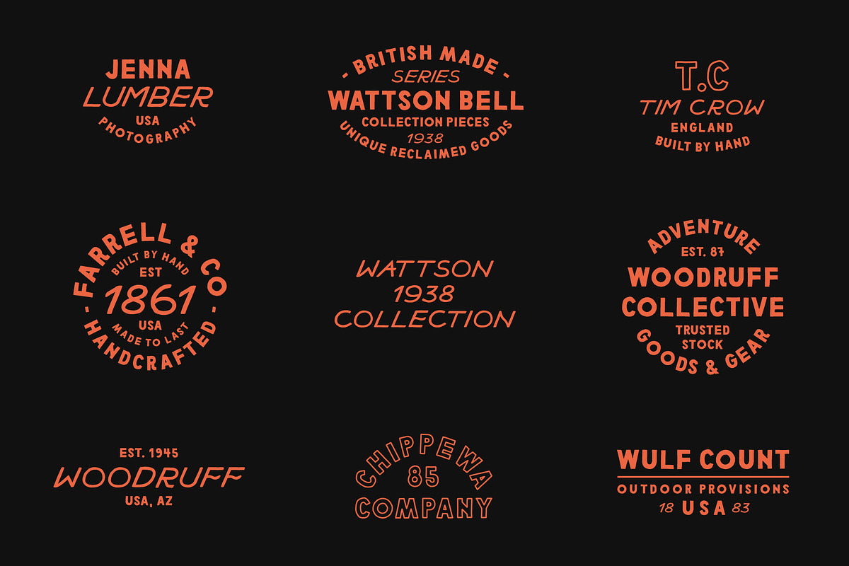Efficacy Font Pairing + BONUS Logos, a Sans Serif Font by Design Surplus (Photo 7 of 8)