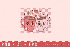 Retro Coffee Cartoon Bundle