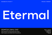 Variable Geometris Sans - Etermal, a Sans Serif Font by RagamKata (Thumbnail 1 of 10)