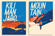 12 Higest Mountains Posters, an Illustration by Alexander Baidin (Thumbnail 5 of 10)
