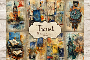 Travel Junk Journal Pages