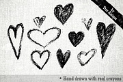 Crayon Hearts PS brushes + 2patterns, a Brush Add-On by 4pixel (Thumbnail 2 of 4)