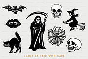 Halloween Icons Hand Drawn Graphics, a Solid Icon by BirDIY Design (Thumbnail 9 of 9)