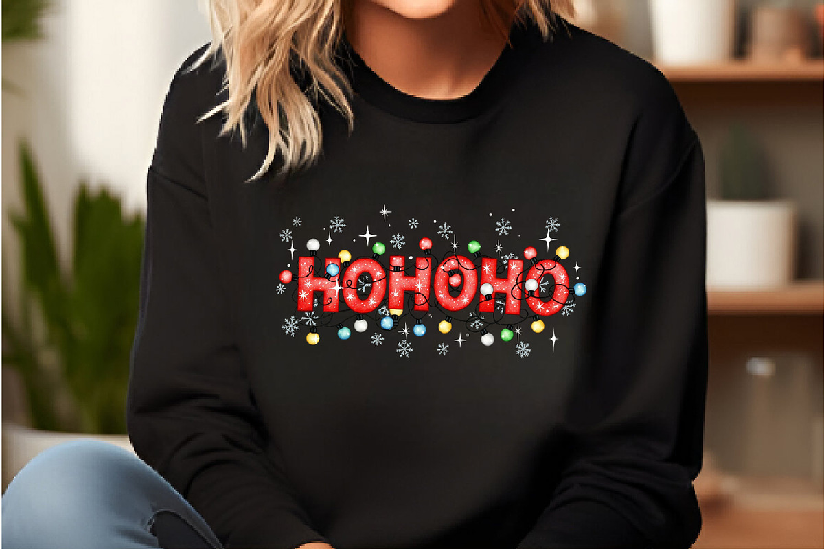 Ho Ho Ho Christmas PNG, an Illustration by DreamCafeArt (Photo 4 of 7)
