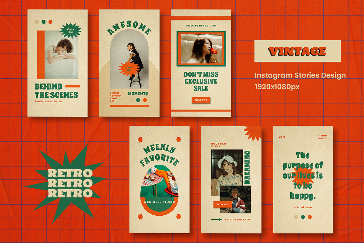 Viviaz Instagram Template, a Social Media Template by Creatchees.std (Photo 4 of 5)