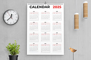 Calendar 2025, a Stationery Template by MightyDesign (Thumbnail 2 of 7)