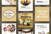 Wedding Social Media Post, an UI Kit Template by ContestDesign (Thumbnail 1 of 5)