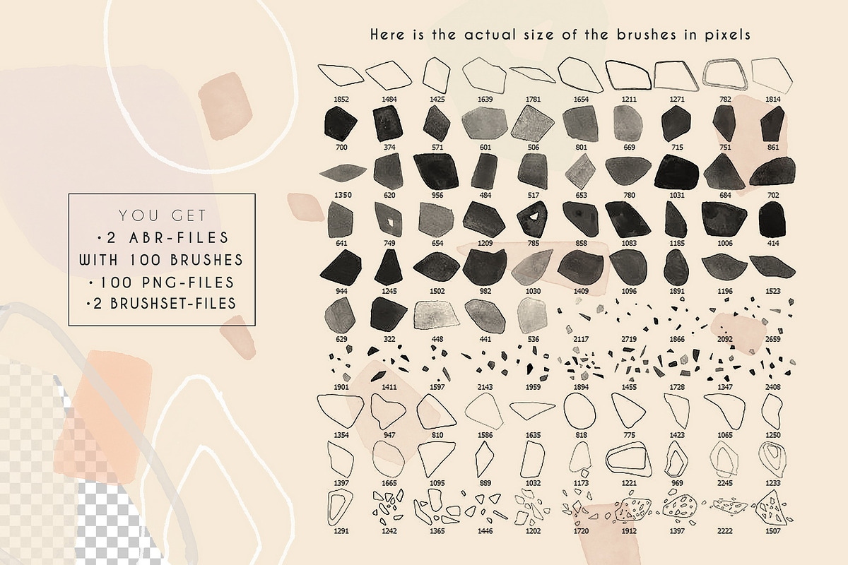 Terrazzo Photoshop Procreate Brushes, a Brush Add-On by Struvictory.art (Photo 5 of 9)