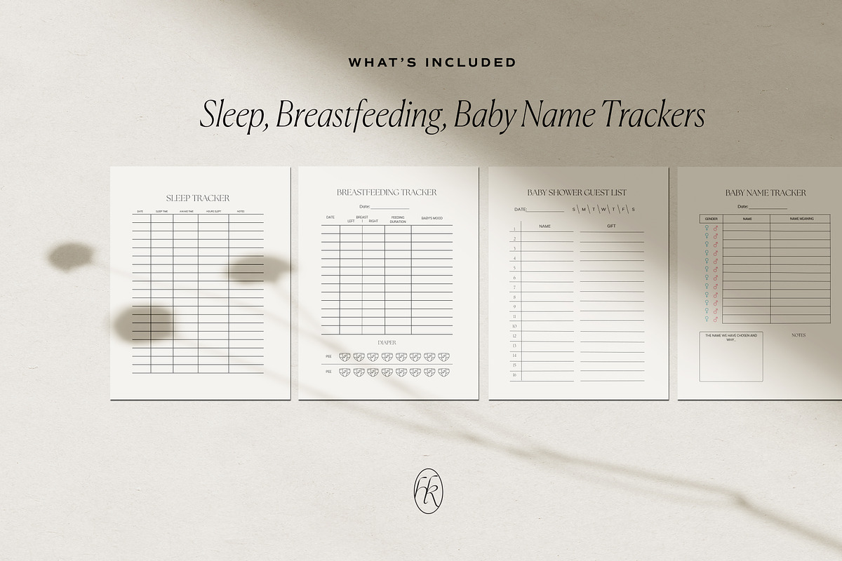 Pregnancy Planner Canva Template, a Presentation Template by HelloKarla (Photo 3 of 7)