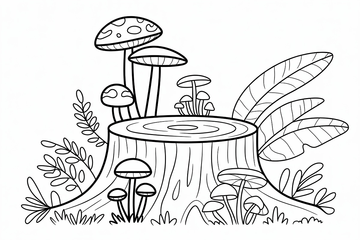 Mushroom Coloring Pages featuring, an Icon by Amazin_art (Photo 3 of 9)