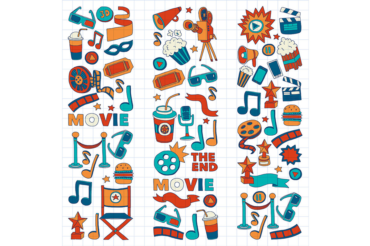 It's movie time! Notepad paper, a Texture Illustration by Art Loft (Photo 5 of 16)