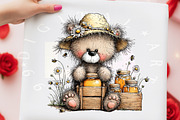 Whimsical Woodland Honey Clipart, a Transportation Illustration by Digital Artistic99 (Thumbnail 4 of 9)