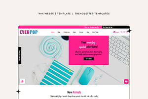 EverPop Wix Website Template