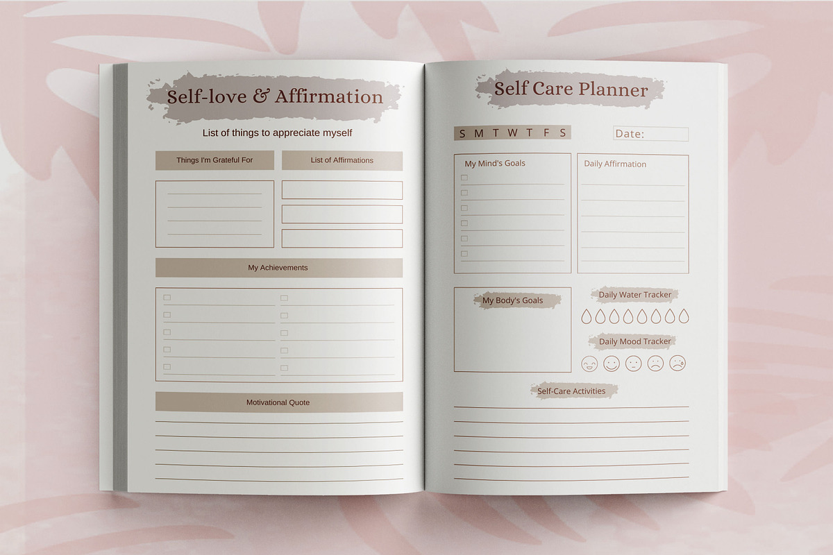 2024-2025 Self Love Workbook, a Print Template by Book2bees (Photo 7 of 7)