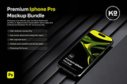 Premium Iphone Mockup Bundle, an iPhone Mockup by anamwp (Thumbnail 1 of 6)