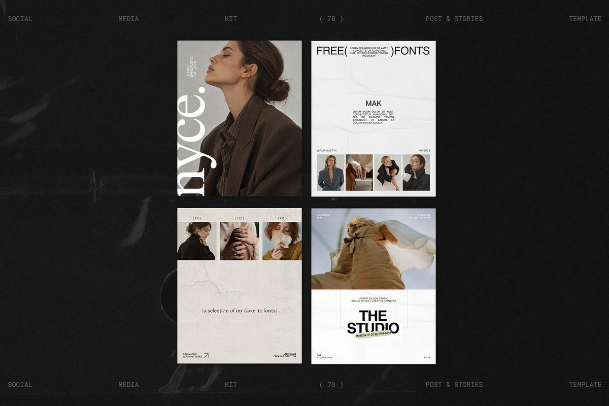 OREN | Instagram Post & Story (III), a Social Media Template by Prapti Design (Photo 3 of 10)