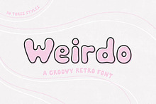 Weirdo - Groovy Retro Font