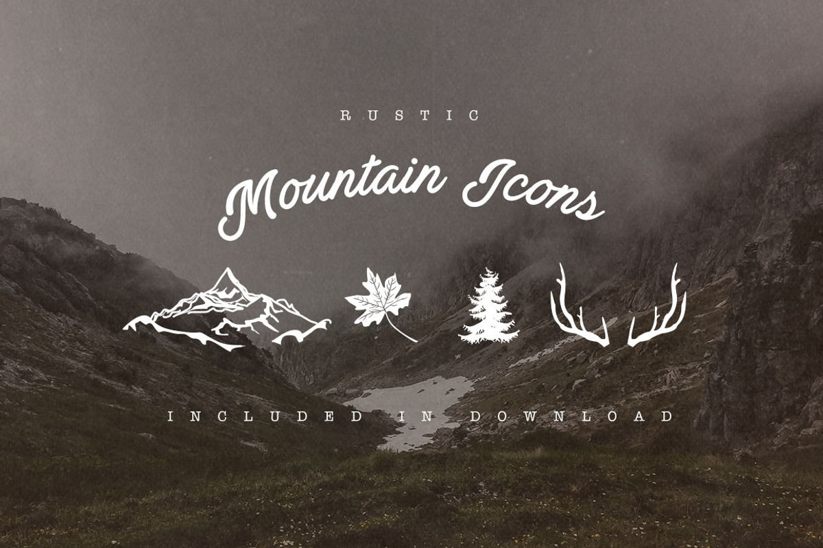 Set of Rustic Mountain Vector Badges, a Templates & Theme by Aloha Philly (Photo 2 of 3)