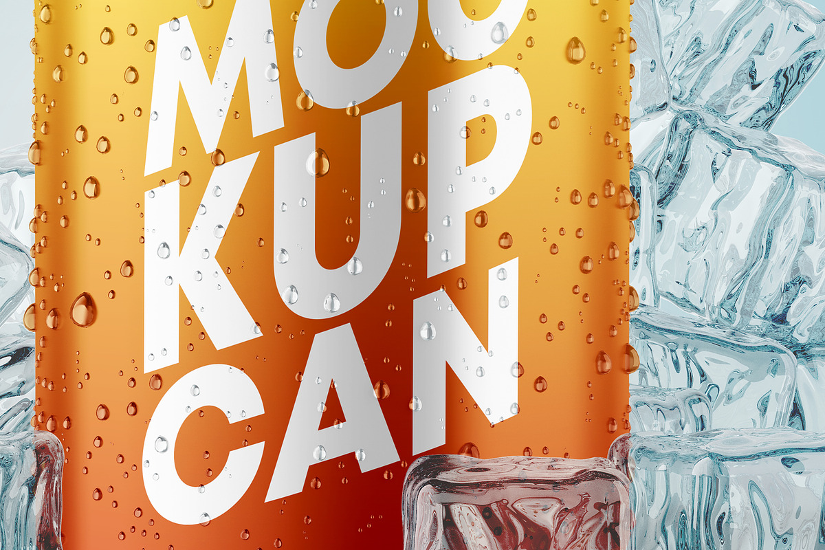 250ml 6 Small Metallic Can Mockups, a Product Mockup by Graphic Bird (Photo 9 of 9)