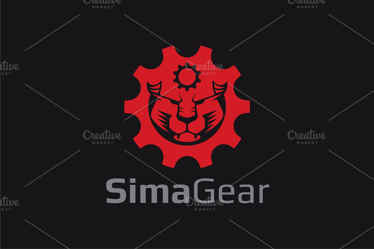 SimaGear Logo, a Branding & Logo Template by mocha7 (Photo 1 of 2)