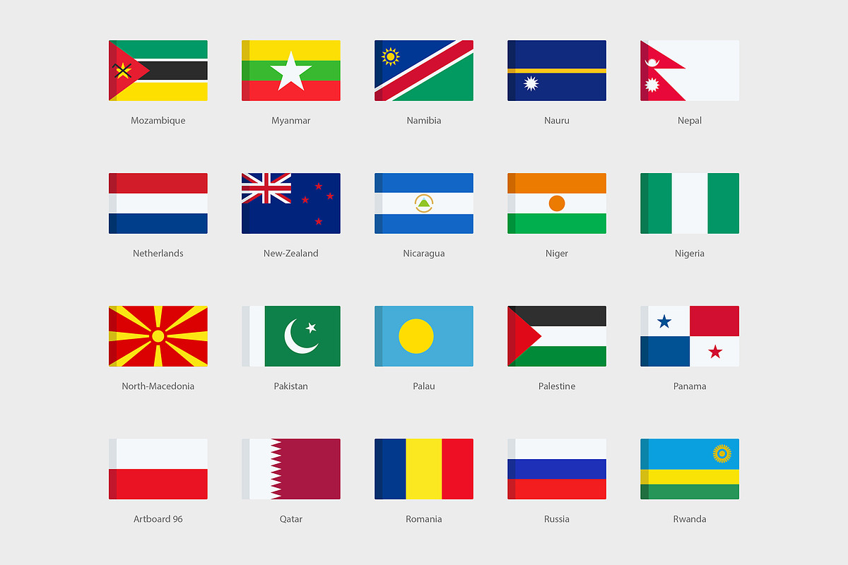 Country flag 140 icon, an Icon by Icongeek26 (Photo 3 of 8)
