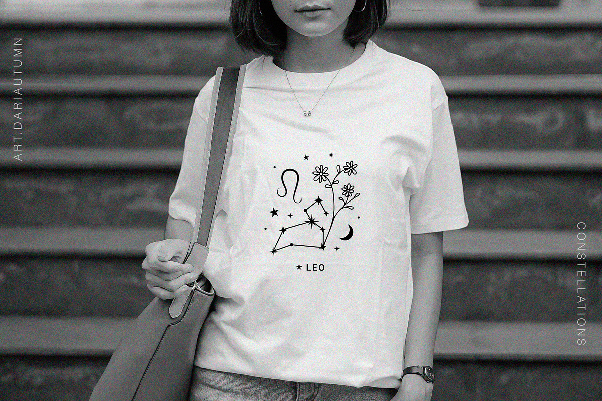 Zodiac constellations with flowers, an Illustration by Art Dari Autumn (Photo 4 of 8)