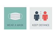 Covid-19 prevention infographic, an Icon by Paper Cards (Thumbnail 4 of 5)