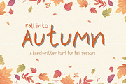 Autumn - A Handwritten Font, a Handwritten Font by ChiraaDesign (Thumbnail 1 of 6)