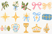 Nativity Clipart Religious Christmas, a Seasonal Illustration by SugarCloudStudioArt (Thumbnail 6 of 6)