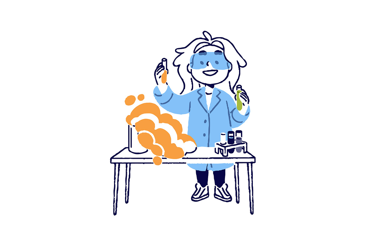 Creative kid activities, hobbies set, a Person Illustration by PaperTrident (Photo 9 of 9)