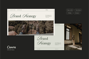 CAELM Brand Strategy Canva Template