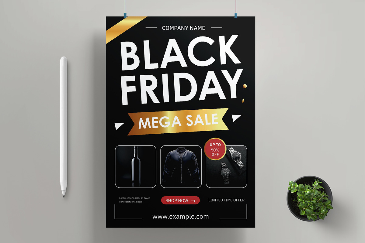 Black Friday Mega Sale Flyer