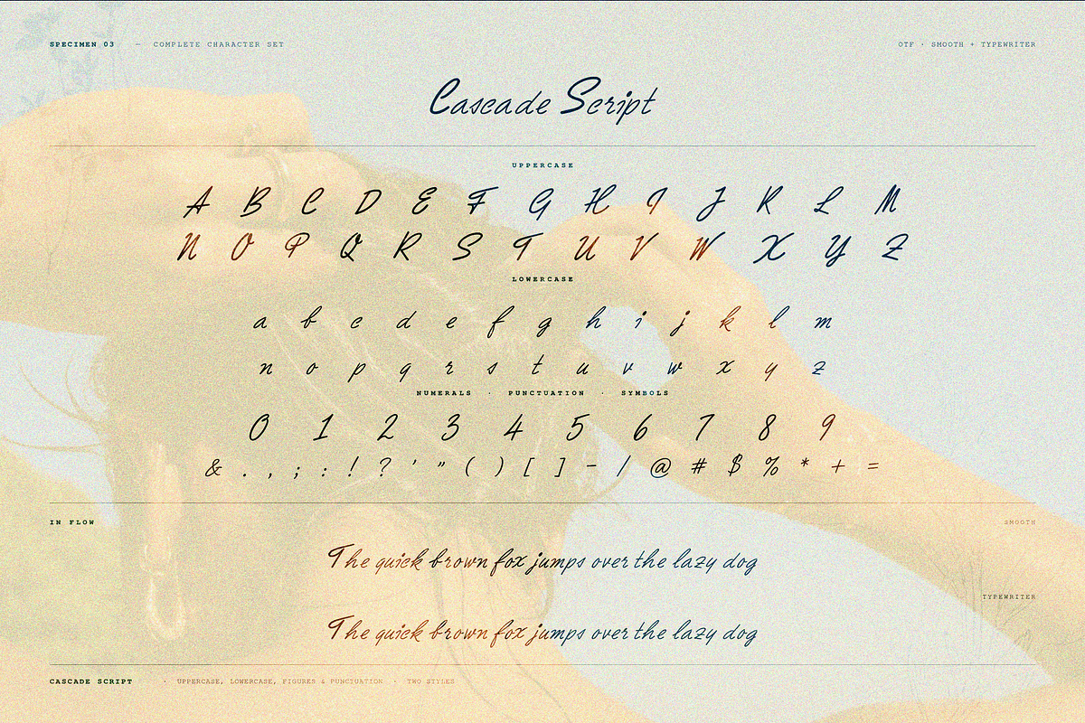 Cascade Script, a Handwritten Font by Lilithcollageart (Photo 8 of 9)