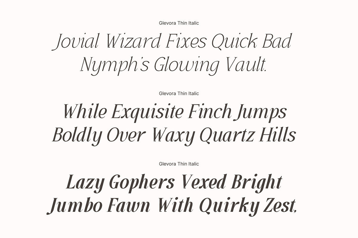 Glevora - Elegant Serif Family, a Serif Font by Youthlabs Studio (Photo 17 of 18)