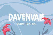 Davenvale - Display Typeface, a Font by Littlehand (Thumbnail 1 of 9)