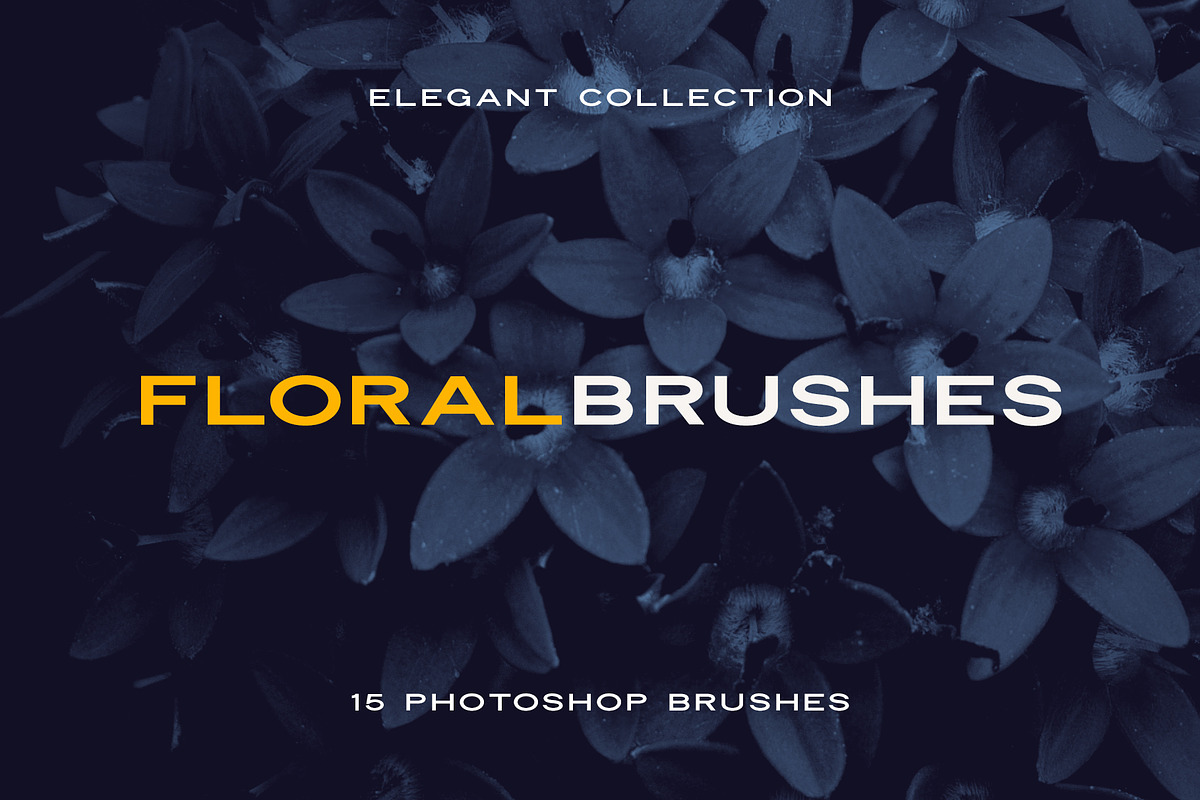 Elegant Floral Photoshop Brushes, a Brush Add-On by Milka (Photo 1 of 10)