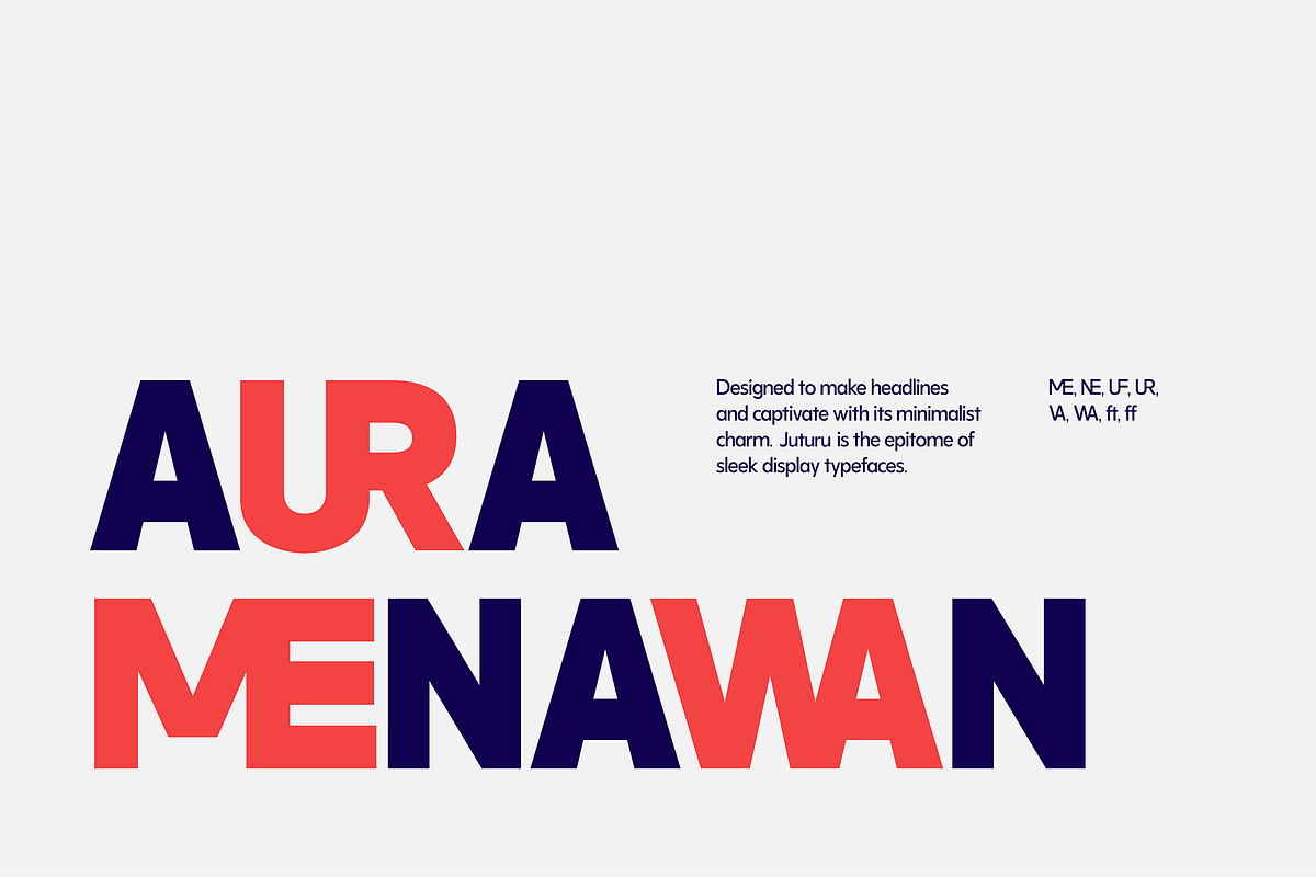 Juturu | Geometric Variable 9 Fonts, a Sans Serif Font by Casloop Studio (Photo 9 of 9)
