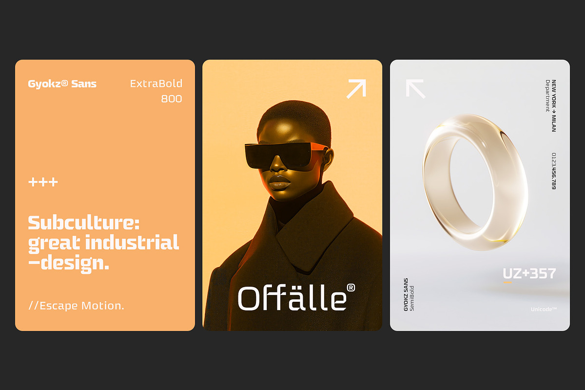 Gyokz - Display Sans, a Sans Serif Font by Hindia Studio (Photo 2 of 12)