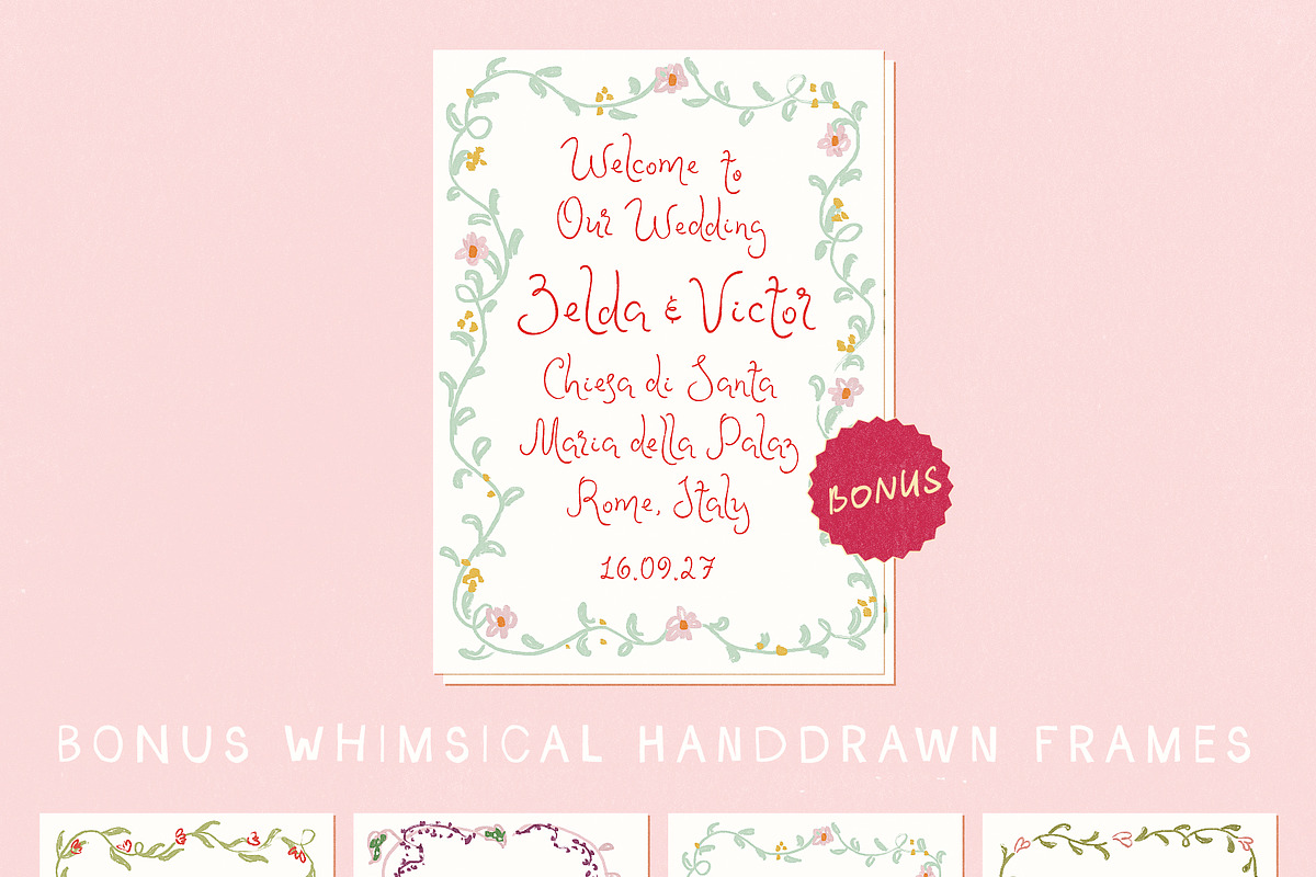 Swirly Letters Whimsical Font Duo, a Handwritten Font by Ayya Studio (Photo 13 of 15)