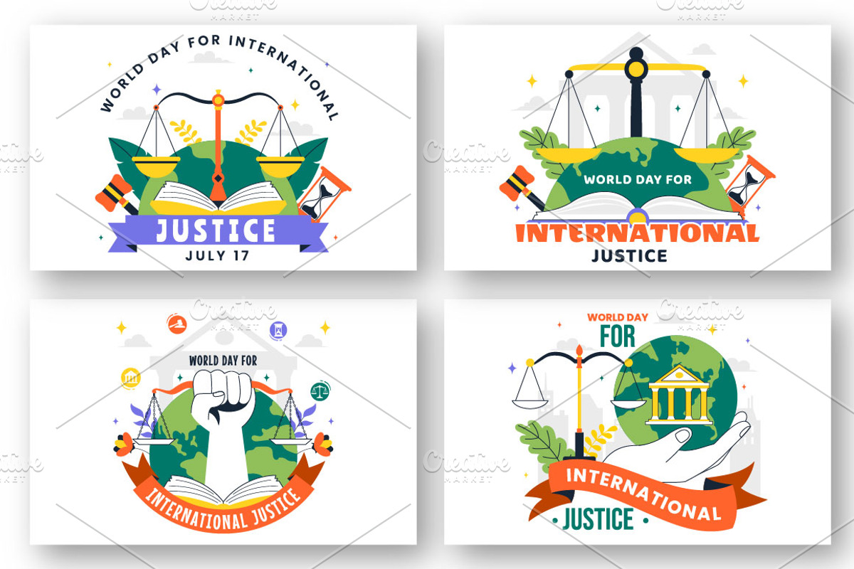 10 Day for International Justice, a Person Illustration by denayunebgt (Photo 2 of 4)