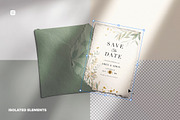 5x7in Handmade Paper Invitation, a Mockup by Custom Scene (Thumbnail 3 of 8)