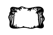 Decorative Nature Frame Silhouette, a Graphic by BIPLOB EXPERT (Thumbnail 5 of 8)