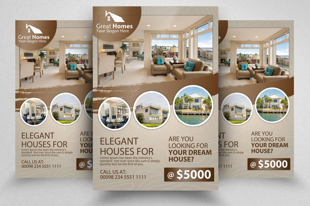 Real Estate Flyer Template, a Flyer Template by Business Flyers (Photo 1 of 2)